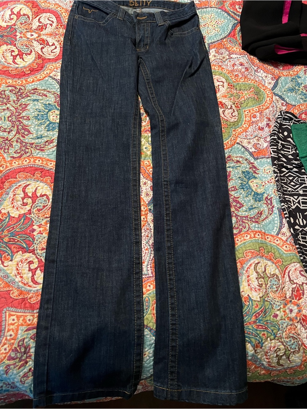 Kimes Ranch Dark Blue Women's Bootcut Jeans - BETTY